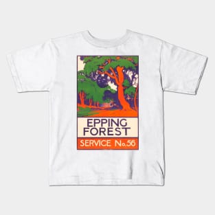 Epping Forest Poster by Walter E. Spradbery, 1913 Kids T-Shirt